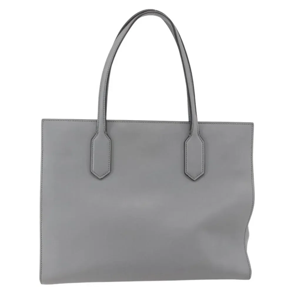Gucci Leather Tote Bag Gray